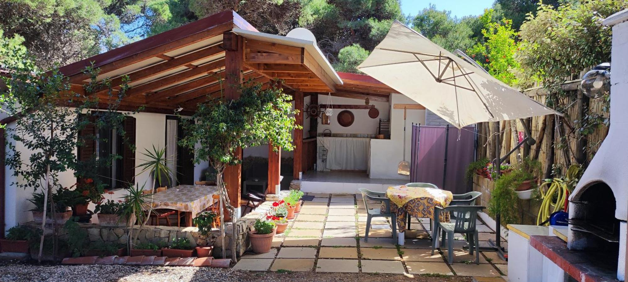 Casa Del Pino Villa Porto Pino Luaran gambar